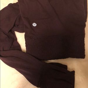 Dark purple Lululemon hoodie